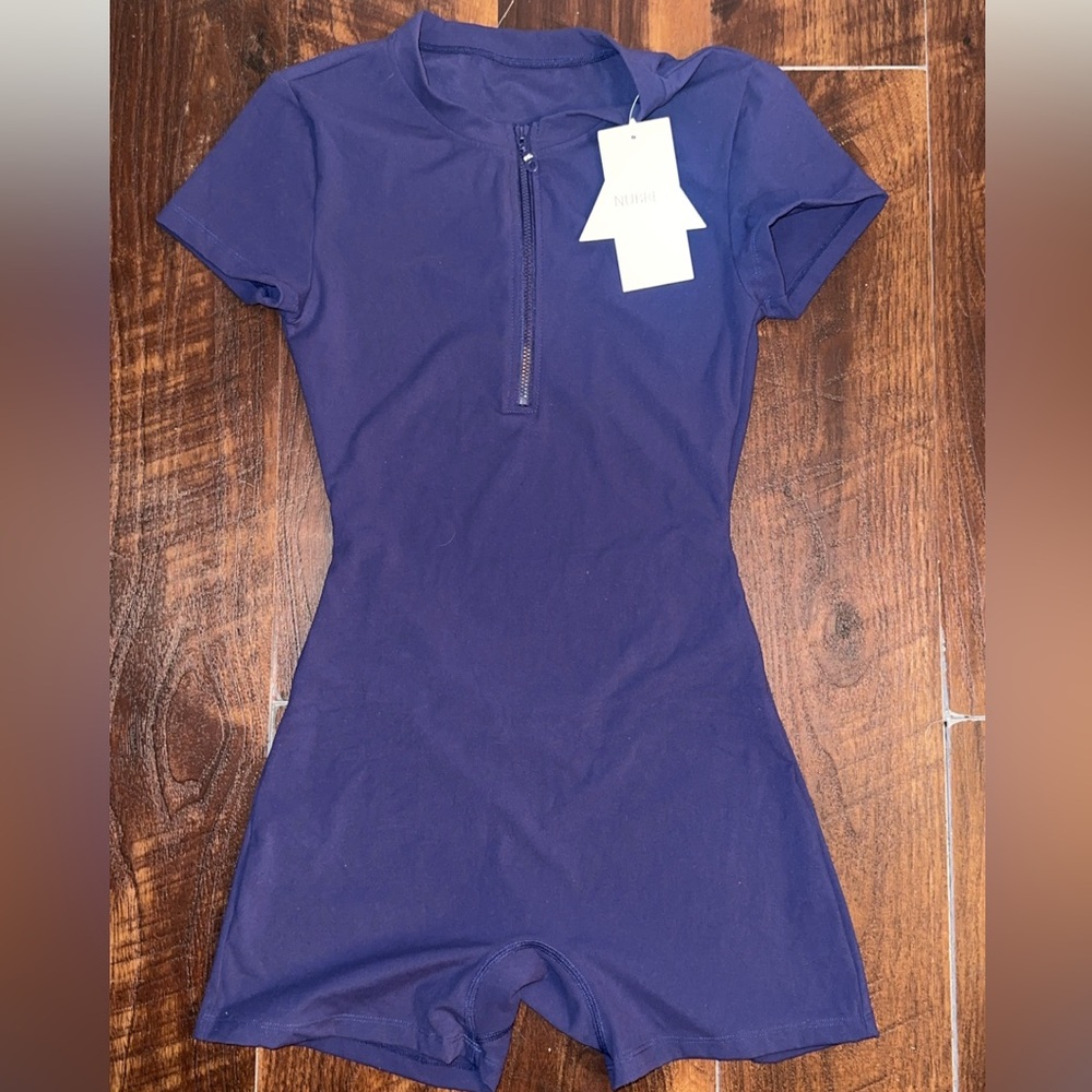 BuffBunny Collection Geo Cutout Short Sleeve Bodysuit